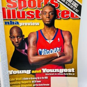 Sports Illustrated Young And Youngest October 30 2000 Kevin Garnett Darius Miles